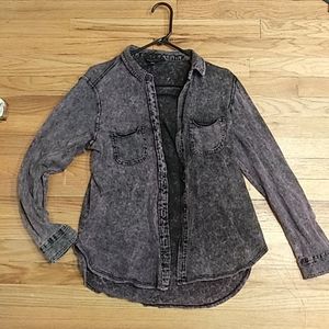 Purple Rock and Republic Long Sleeve Top